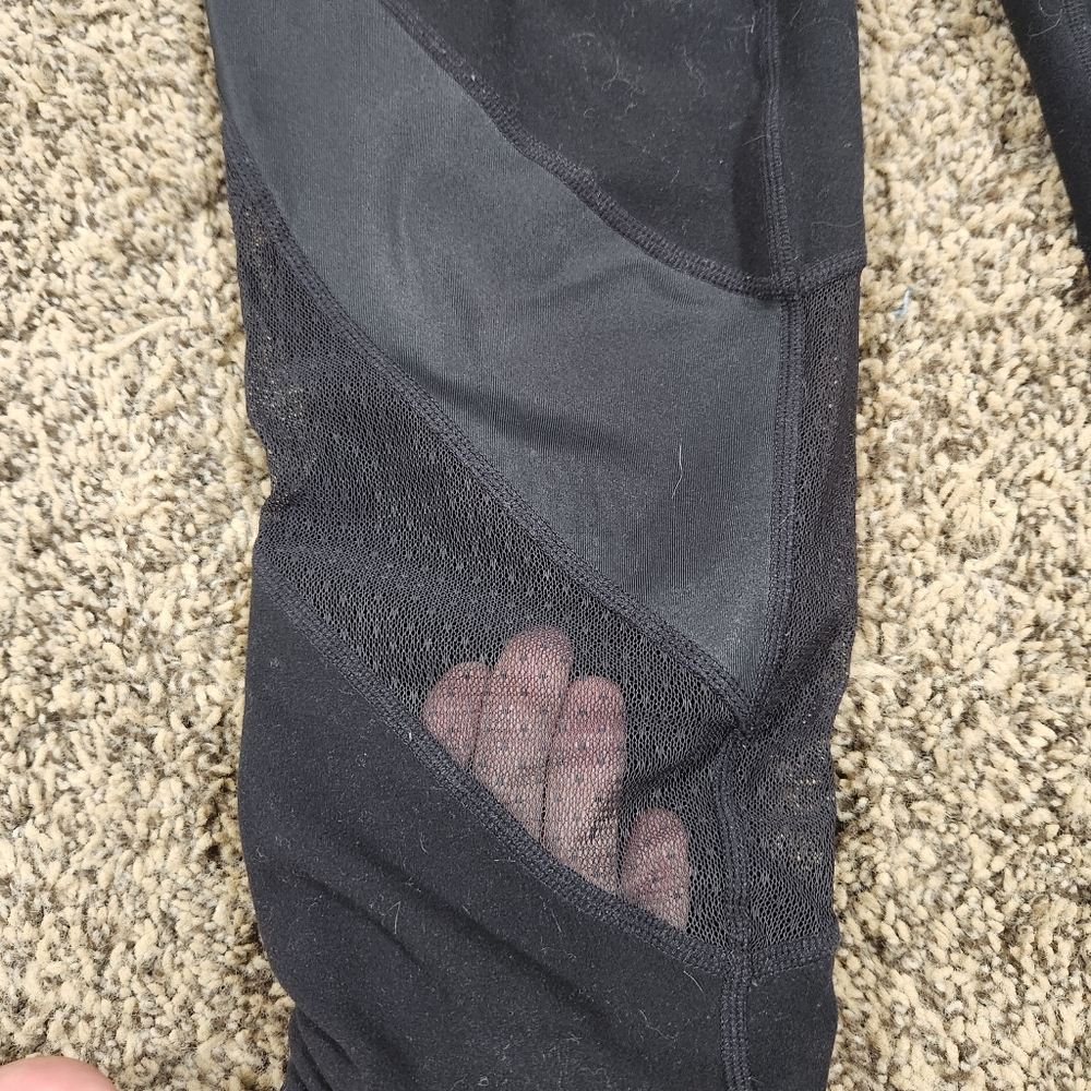 Athleta Mesh Inset Leggings - Picture 3 of 7